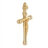 Colgante Crucifijo Vintage De Oro Amarillo De 18k