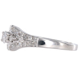 14k White Gold Diamond Engagement Ring