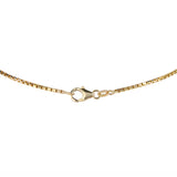 14K Yellow Gold Box Link Chain 20" 9.6g