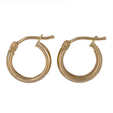 14K Yellow Gold Small Hoops Earrings