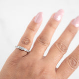 14k White Gold Diamond Engagement Ring