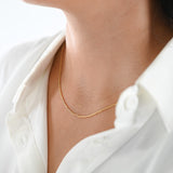 14K Yellow Gold Pop Corn Rope Link Chain 18"