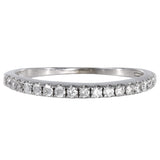 14K White Gold Diamond Cluster Engagement Wedding Band Ring