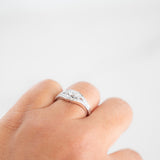 14k White Gold Diamond Engagement Ring