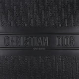 Authentic Brand New Large Dior Book Tote Black Oblique Embossed Calfskin Bag