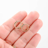 14K Yellow Gold Small Hoops Earrings