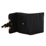 Authentic Chloe Marcie Square Wallet Black Gold