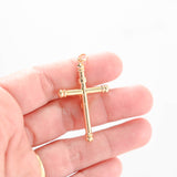 18k Yellow Gold Vintage Crucifix Pendant