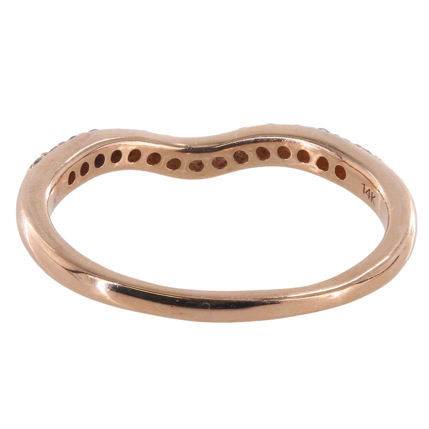 Jared Brand 14k Rose Gold Diamond Engagement Ring Set –