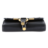 Authentic Chloe Marcie Square Wallet Black Gold