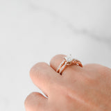 Jared Brand 14k Rose Gold Diamond Engagement Ring Set