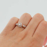 10k Rose Gold Diamond Solitaire Engagement Ring