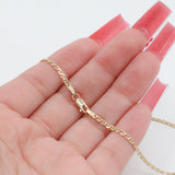 14k Yellow Gold 24” Gucci Chain/ Real Gold Chain Necklace/ Solid Yellow Gold Gucci Chain