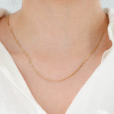 14k Yellow Gold 24” Gucci Chain/ Real Gold Chain Necklace/ Solid Yellow Gold Gucci Chain