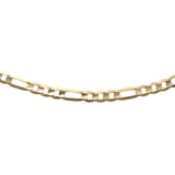 14k Yellow Gold 21.5” Figaro Chain