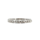 Ladies 14k White Gold Diamond Wedding Ring Set