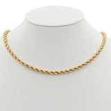 18k Yellow Gold 23” Rope Chain