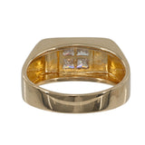 Gent’s 18k Yellow Gold Diamond Signet Ring