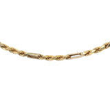 14k Yellow Gold 20” “Figarope” Chain