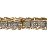 10k Two-Tone Gold 7” Diamond Tennis Bracelet