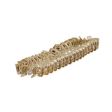 14k Yellow Gold Diamond Tennis Bracelet