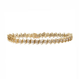 14k Yellow Gold Diamond Tennis Bracelet