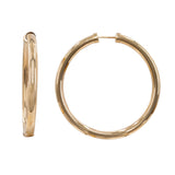 14k Yellow Gold Hoop Earrings