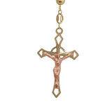 10k Tri-color Gold 14” Rosary