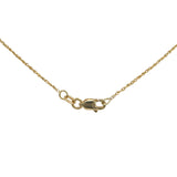 14k Yellow Gold Dainty Chain Starfish Necklace