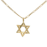 14k Yellow Gold Star of David