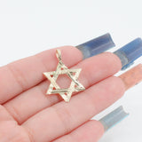 14k Yellow Gold Star of David