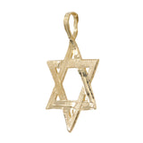 14k Yellow Gold Star of David