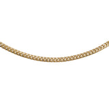 14k Yellow Gold 18” Thin Cuban Link Chain