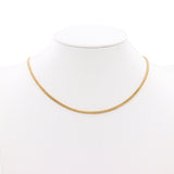 14k Yellow Gold 18” Thin Cuban Link Chain