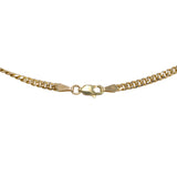 14k Yellow Gold 18” Thin Cuban Link Chain