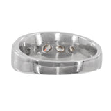 14k White Gold Diamond Wedding Band