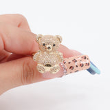 14k Yellow Gold Teddy Bear Cocktail Ring