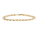 14k Yellow Gold 8” Curb Chain Bracelet