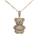 10k Yellow Gold Teddy Bear Pendent