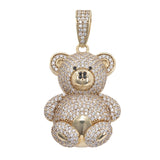 10k Yellow Gold Teddy Bear Pendent