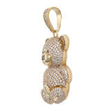 10k Yellow Gold Teddy Bear Pendent