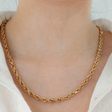 10k Yellow Gold 22” Rope Chain