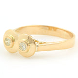 14K Yellow Gold Diamond Earrings, Pendant And Ring Jewelry Set - 0.80CTW