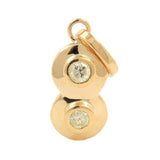 14K Yellow Gold Diamond Earrings, Pendant And Ring Jewelry Set - 0.80CTW