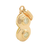 14K Yellow Gold Diamond Earrings, Pendant And Ring Jewelry Set - 0.80CTW