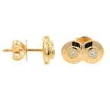 14K Yellow Gold Diamond Earrings, Pendant And Ring Jewelry Set - 0.80CTW
