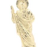 Vintage 14k Gold St. Jude religious pendant charm